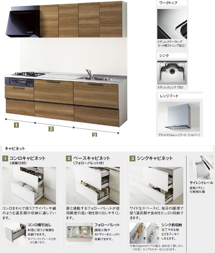 オプション、キッチン引出-C